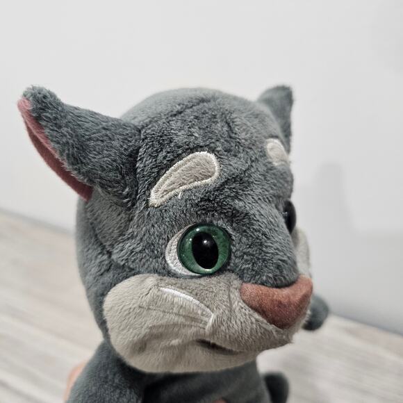 Dragon-i Toys Mini Talking Tom WORKS Repeats what you say Gray Cat Phone App - Picture 2 of 6